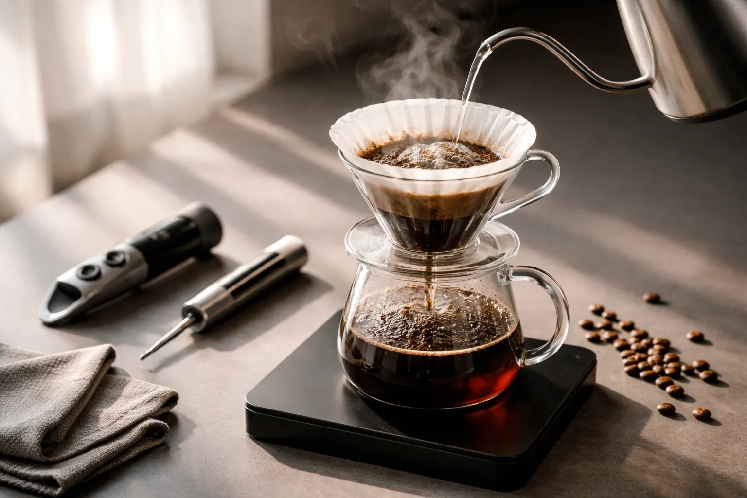 Kahve demleme bilimi: ekstraksiyon, oran, su ve ısı