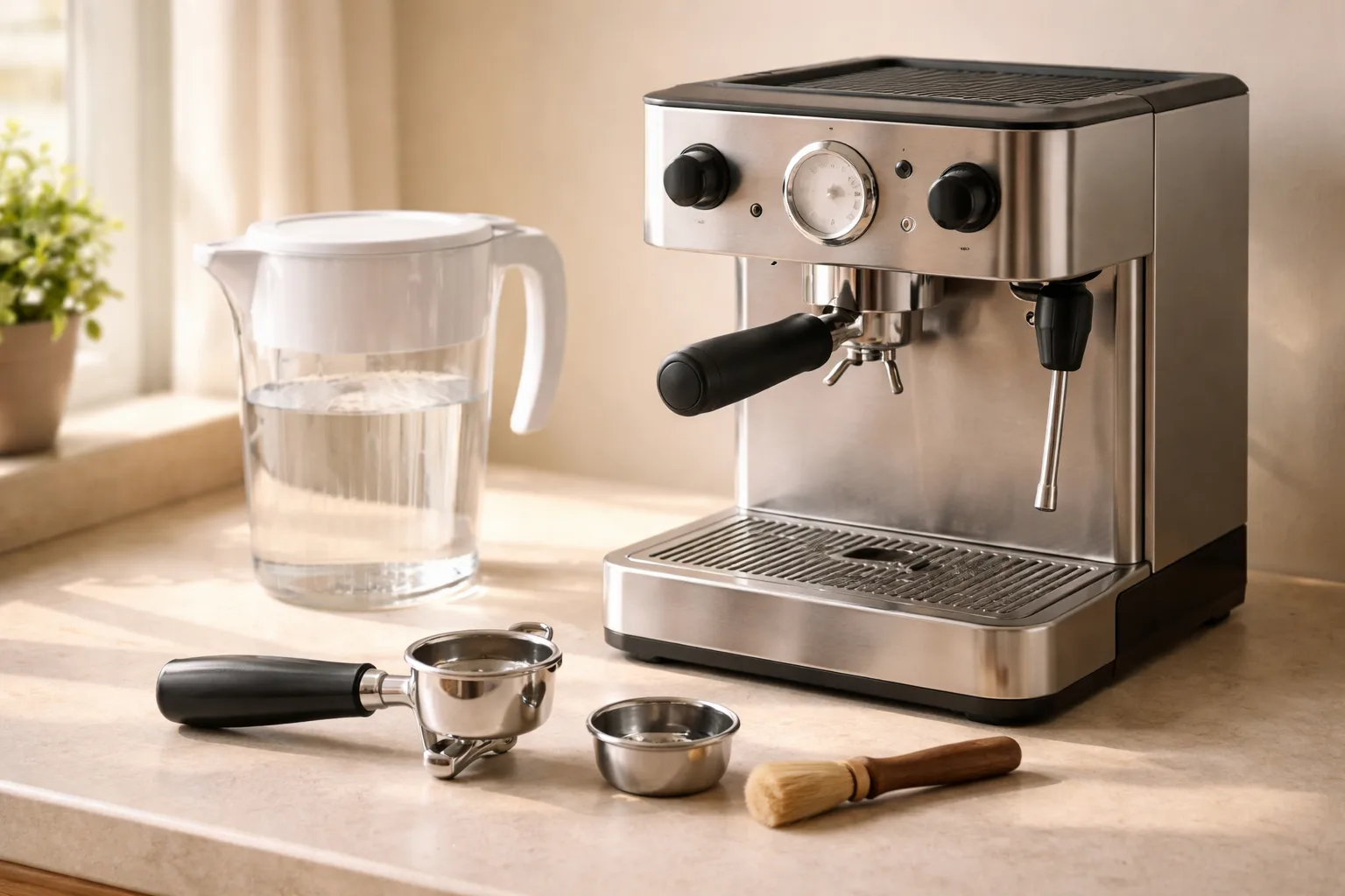 Ekipman ve su kalitesiyle istikrarlı akış: espresso nasıl yapılır rehberine uygun düzenli kurulum.