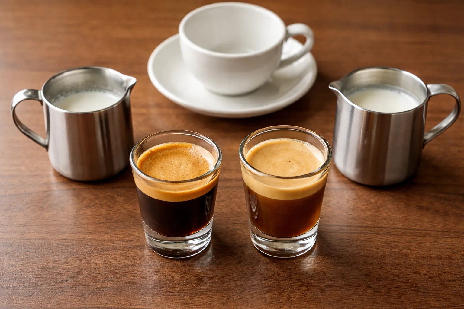 Ristretto ve normale shot karşılaştırmasıyla flat white nasıl yapılır oran rehberi