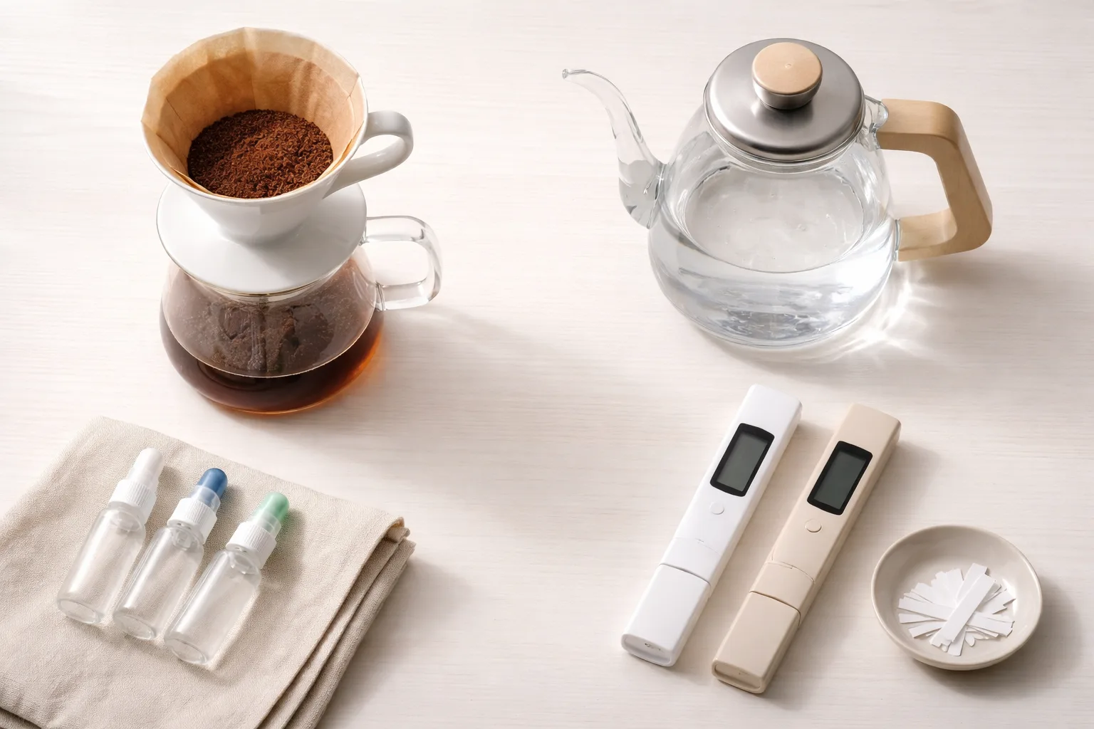 Kahve Suyu Rehberi: Sertlik, Alkalinite, pH ve TDS